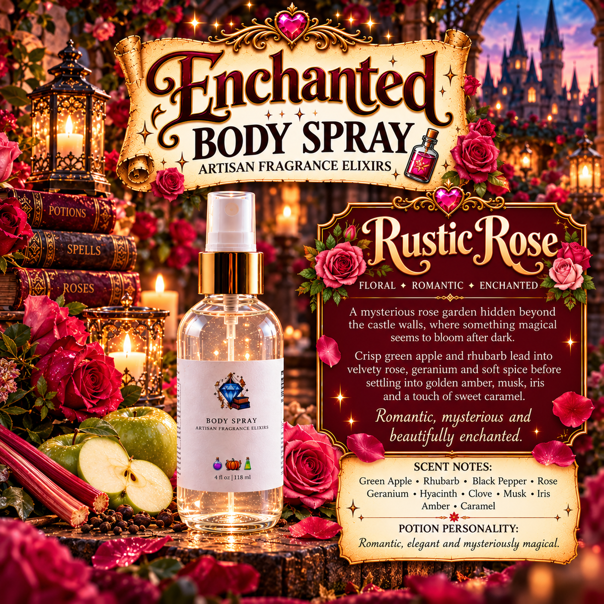 Enchanted Body Spray – Magical Artisan Fragrance