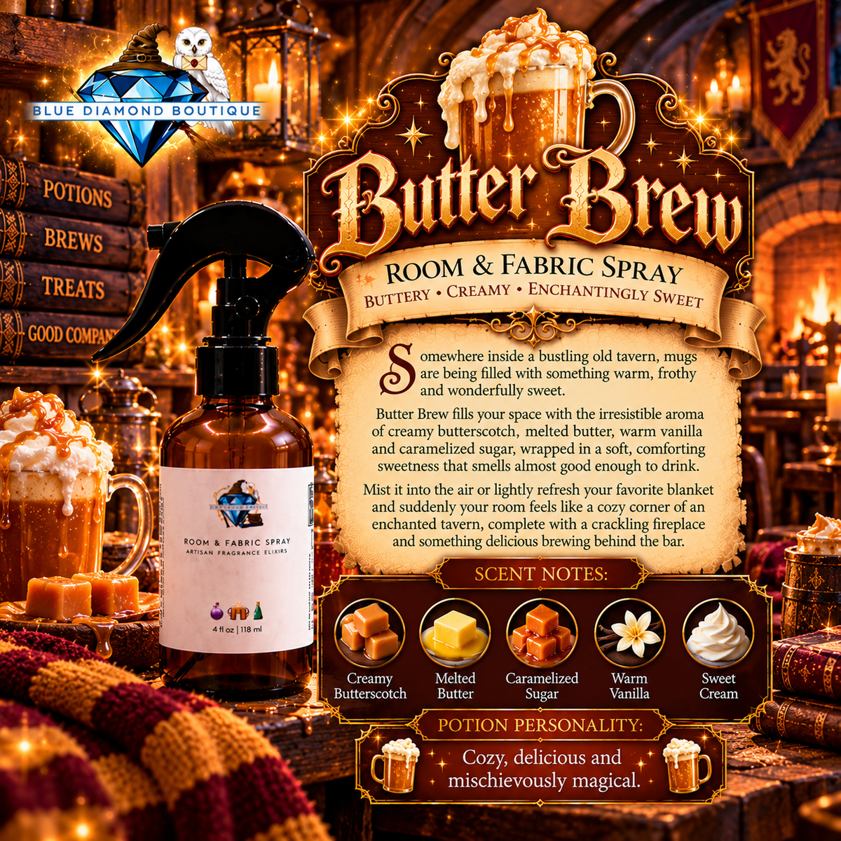 Enchanted Room & Fabric Spray – Magical Home Fragrance