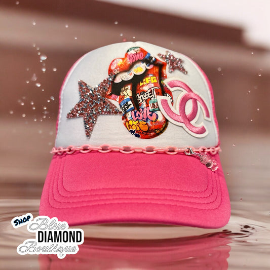 Pink Rock Trucker Hat