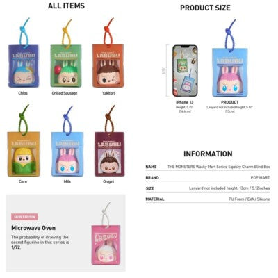 Pop Mart: The Monsters Wacky Mart Pinch Pendant