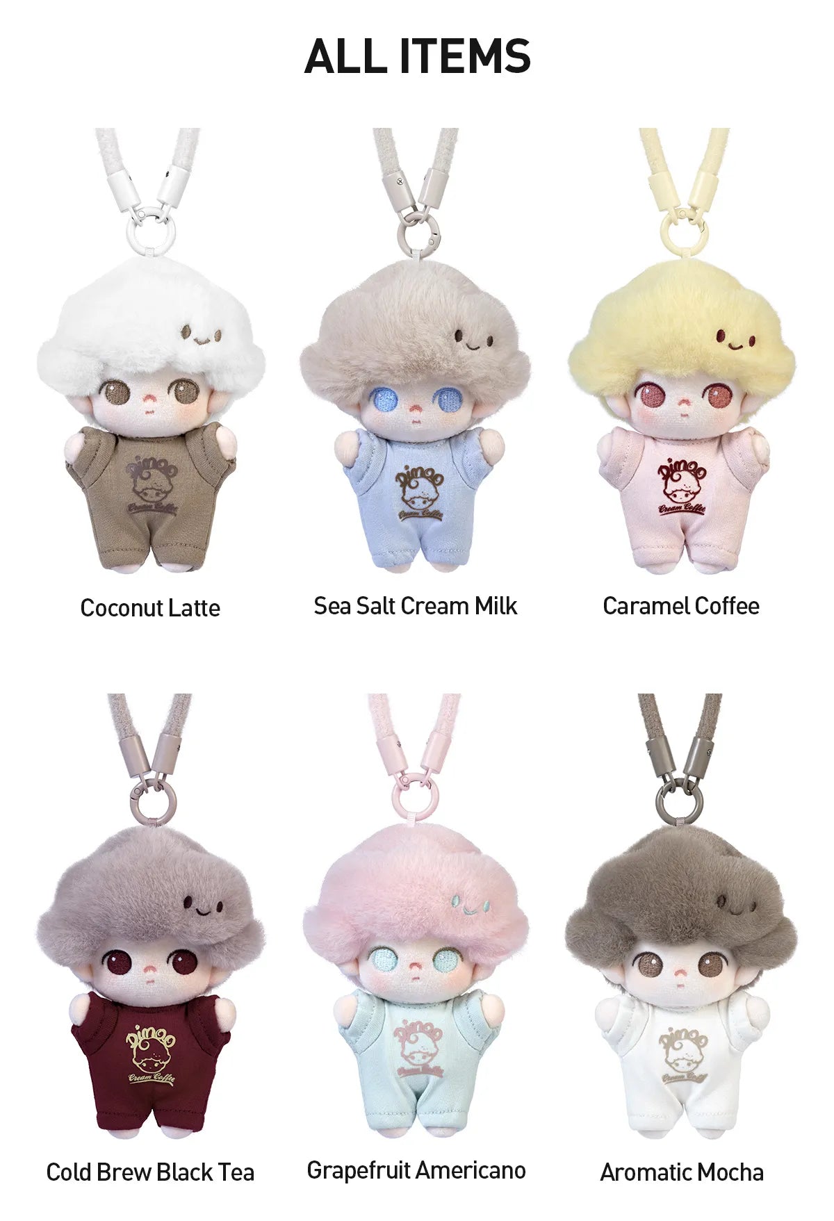 Pop Mart: Dimoo World Crush on Coffee Plush Pendant
