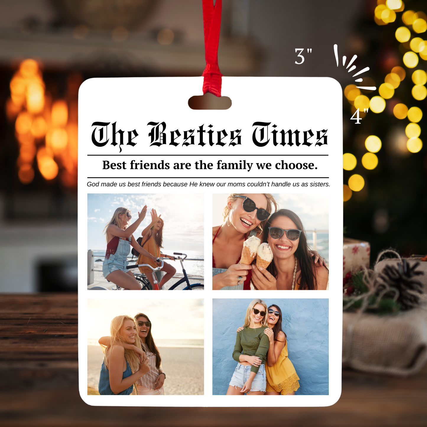 Customizable Friends Ornament