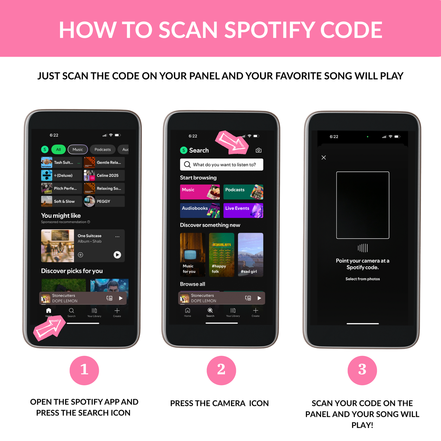 Custom Spotify playlist Panel