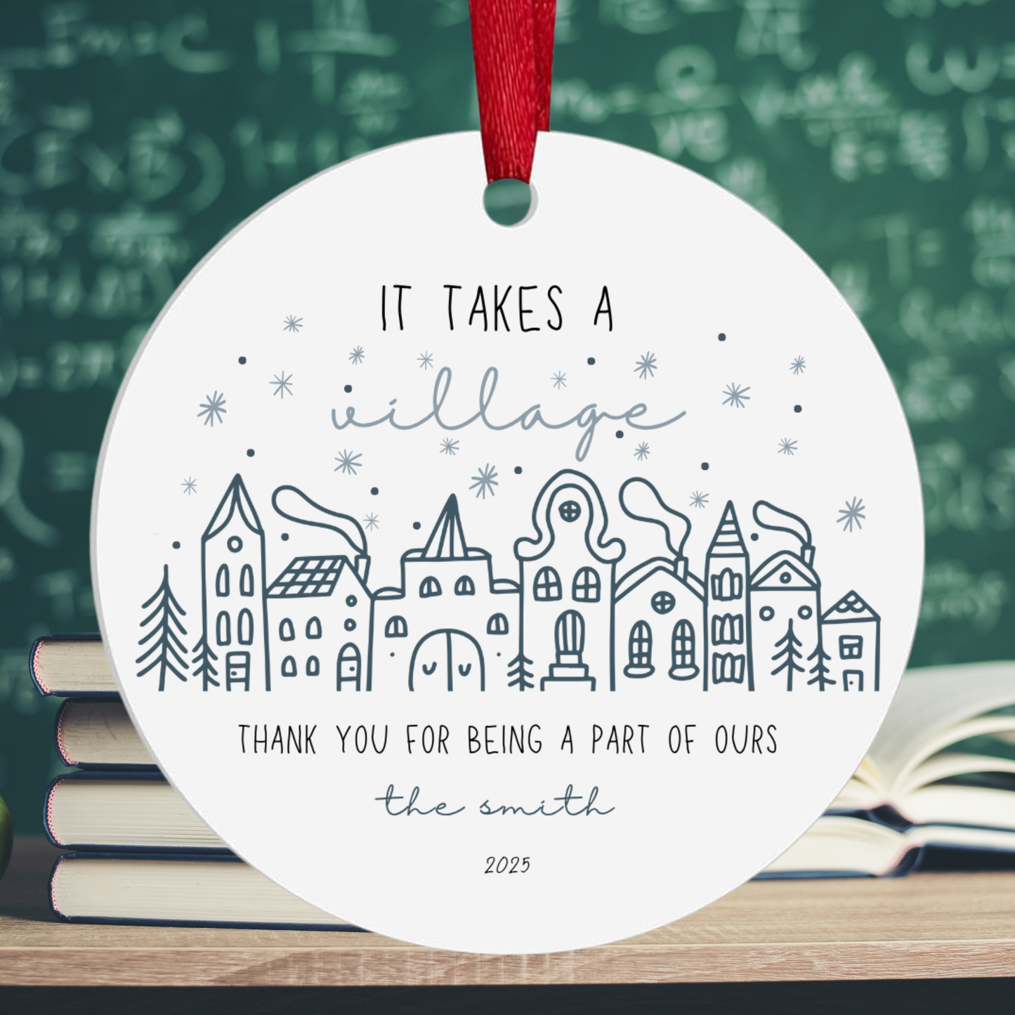 Custom Teacher Ornament