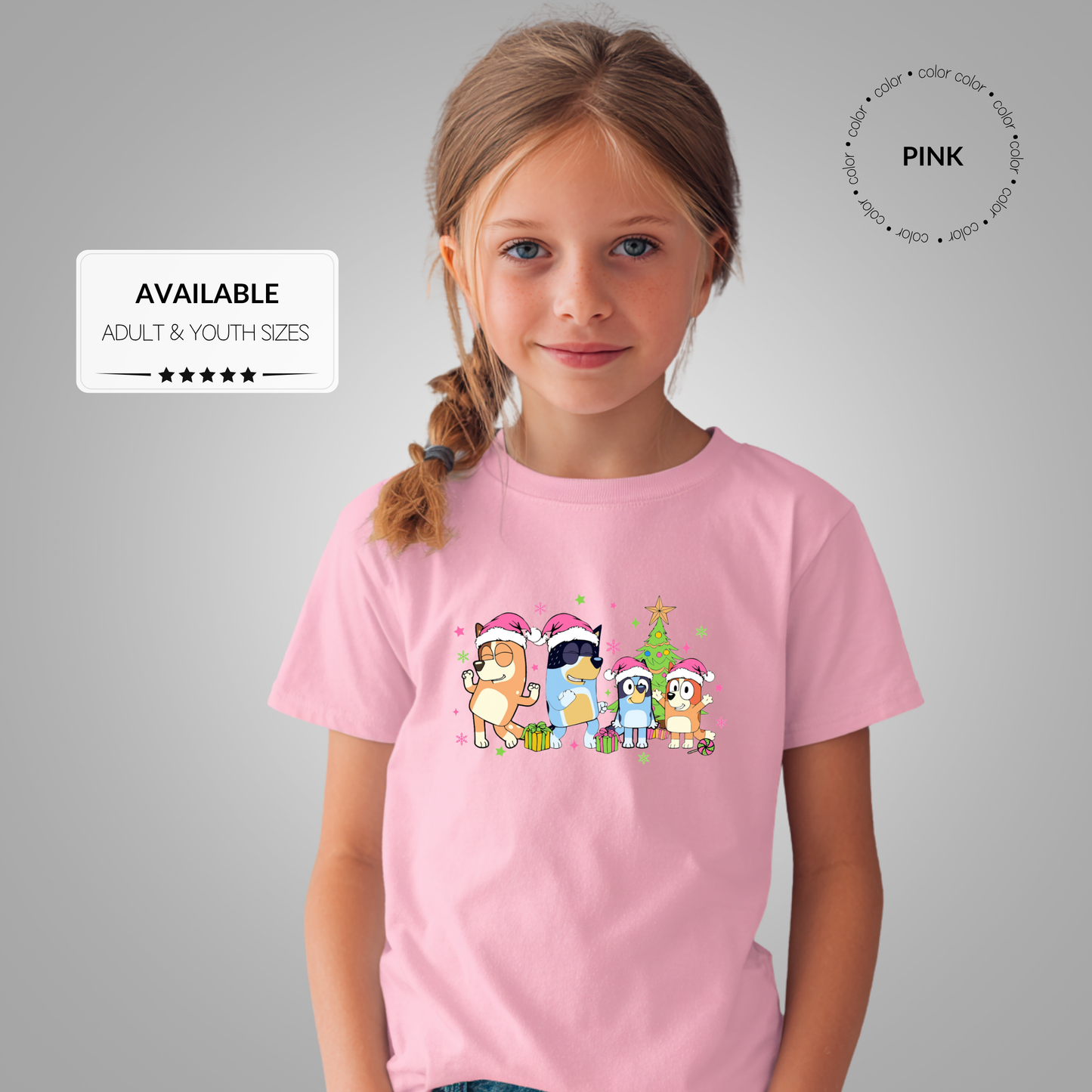 Bluey Family Christmas Shirt