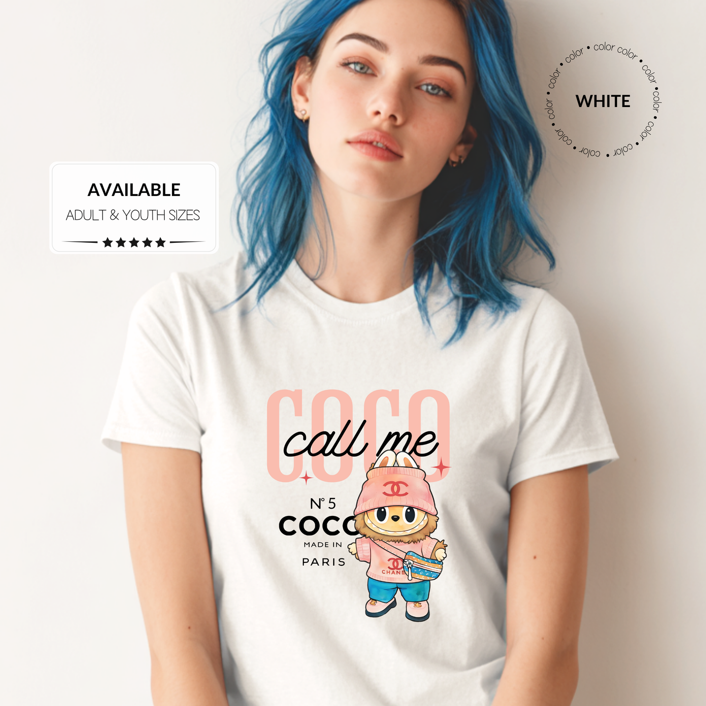 Custom LaBuBu Graphic T-Shirt – Adult & Youth Sizes